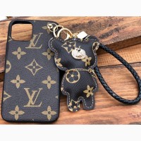 Винтажный чехол на iphone XR айфон 11 Pro gucci LV, Louis Vuitton Луи виттон лВ Case LV