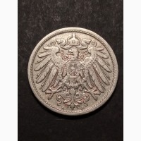 10 пфеннигов 1907г. А. Медно-никелевый сплав. Вильгельм II. Берлин. Германия