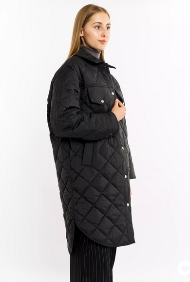 Фото 4. Стеганнаяя женская куртка-рубашка Season черная