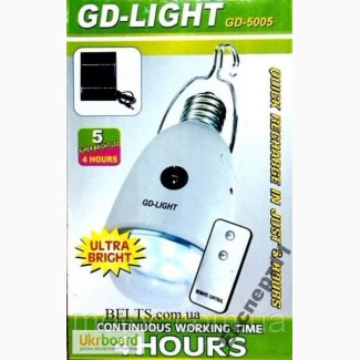 Светодиодная лампа GD-5005 с аккумулятором, светильник GD-LIGHT GD-5005