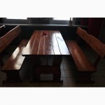 Комплекты садовой мебели из массива древесины