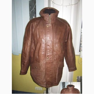 Оригинальная утеплённая мужская куртка ECHTES LEDER. 100% кожа. Лот 49