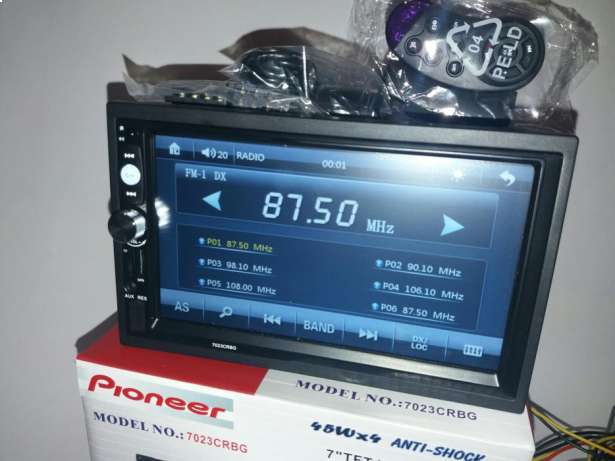 Фото 3. Автомагнитола Pioneer 7042 CRBG 2din, 7Экран + AV-in + пульт на руль + GPS навигация