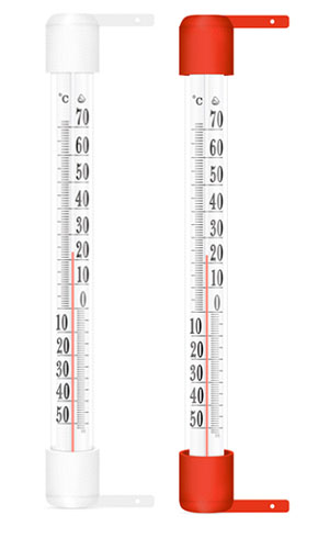 Фото 5. Термометры уличные (он же уличный). Диапазон температуры: от −50 C до +50 С