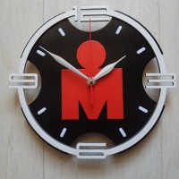 Часы настенные ф275 мм логотип, мотивация