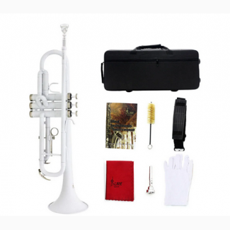 Абсолютно НОВА New помпова Труба-Slade Designed By USA БІЛА Trumpet