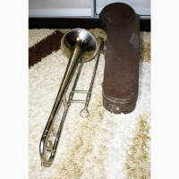 Тромбон Trombone тенор вітчизняного виробництва кулісний срібло
