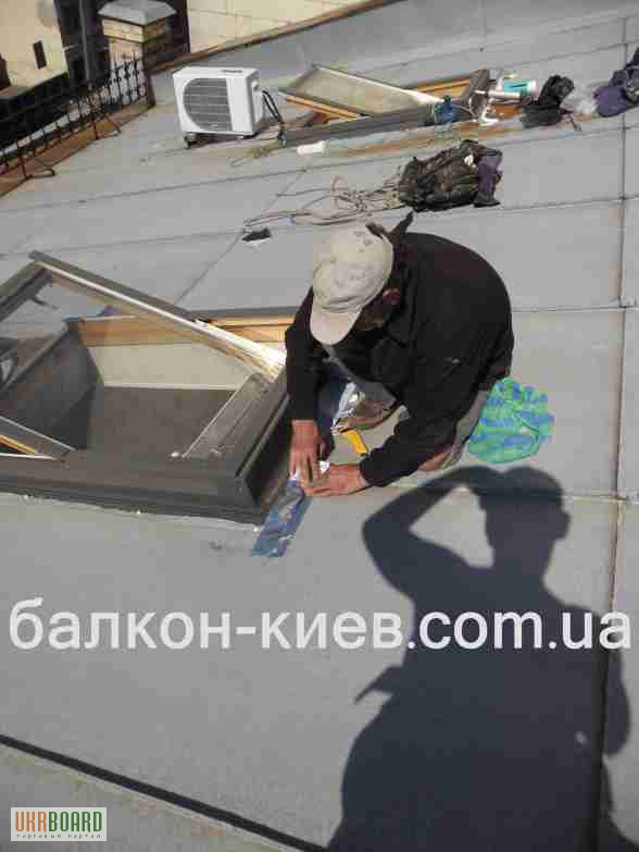 Фото 4. Ремонт крыши. Герметизация крыши.Устранение протечек кровли. Киев