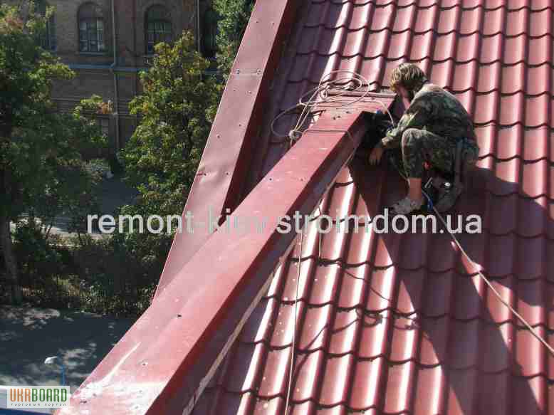 Фото 8. Ремонт крыши. Герметизация крыши.Устранение протечек кровли. Киев