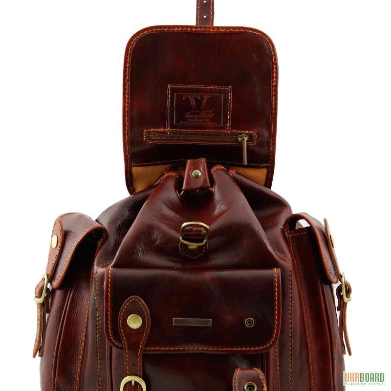 Фото 2. Продается большой модный кожаный рюкзак Pechino от Tuscany Leather (Италия)