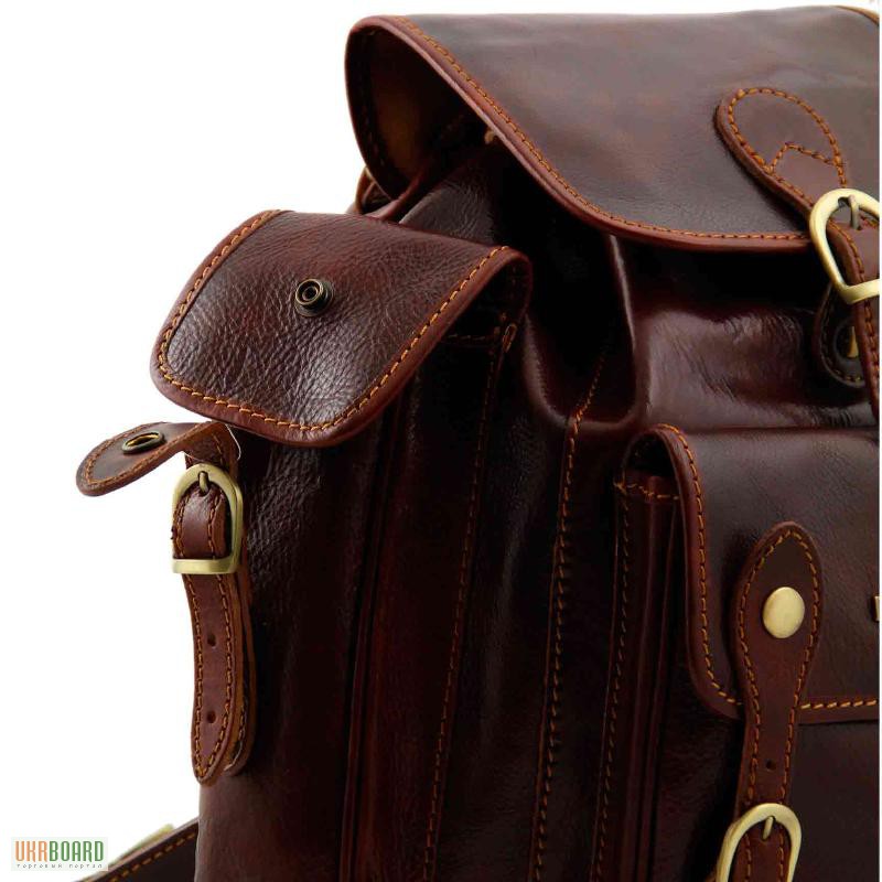 Фото 3. Продается большой модный кожаный рюкзак Pechino от Tuscany Leather (Италия)