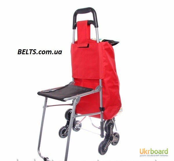 Фото 2. Украина.Сумка тележка со стулом (6 колес) The cart bag co chair (6 wheels)