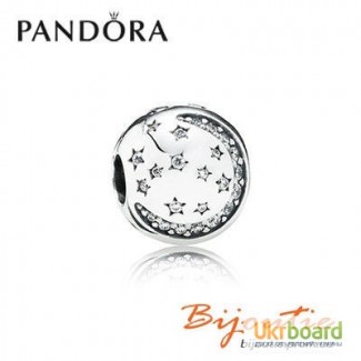 Шарм Pandora клипса блеск звезд 791386CZ