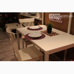Замечательный белый кухонный стол от икеа