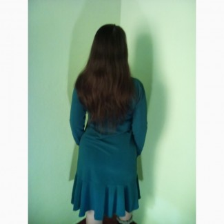 Сукні демісезонні з довгими рукавами(48, 50, 52 розміри)/платья фиолетовые и бирюзовые