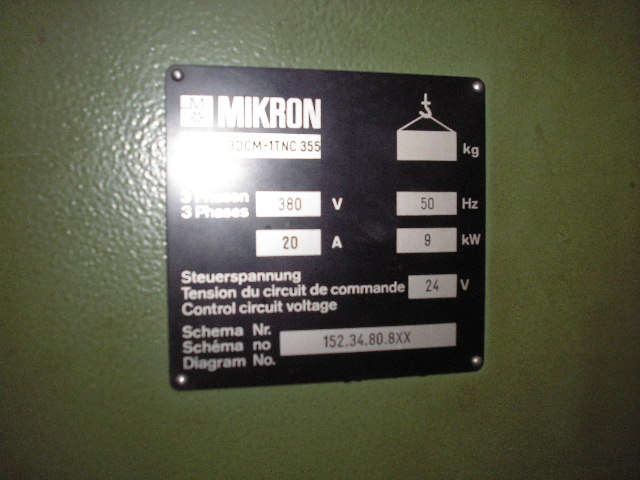 Фото 7. Универсально-фрезерный Mikron WF3 DCM1 1990