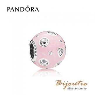 PANDORA шарм перламутровые розовые мечты ― 797033EN153