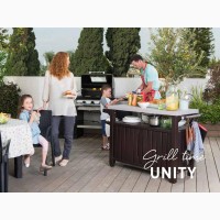 Садовой столик для гриля Keter Unity Xl 207 L для дома, кафе и заведений