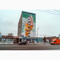 Роспись фасада, Мурал. Роспись фасада коттеджа в Киеве