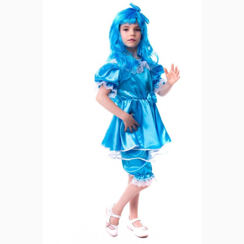 Фото 2. Детский карнавальный костюм Мальвины с париком, возраст 3-8 лет