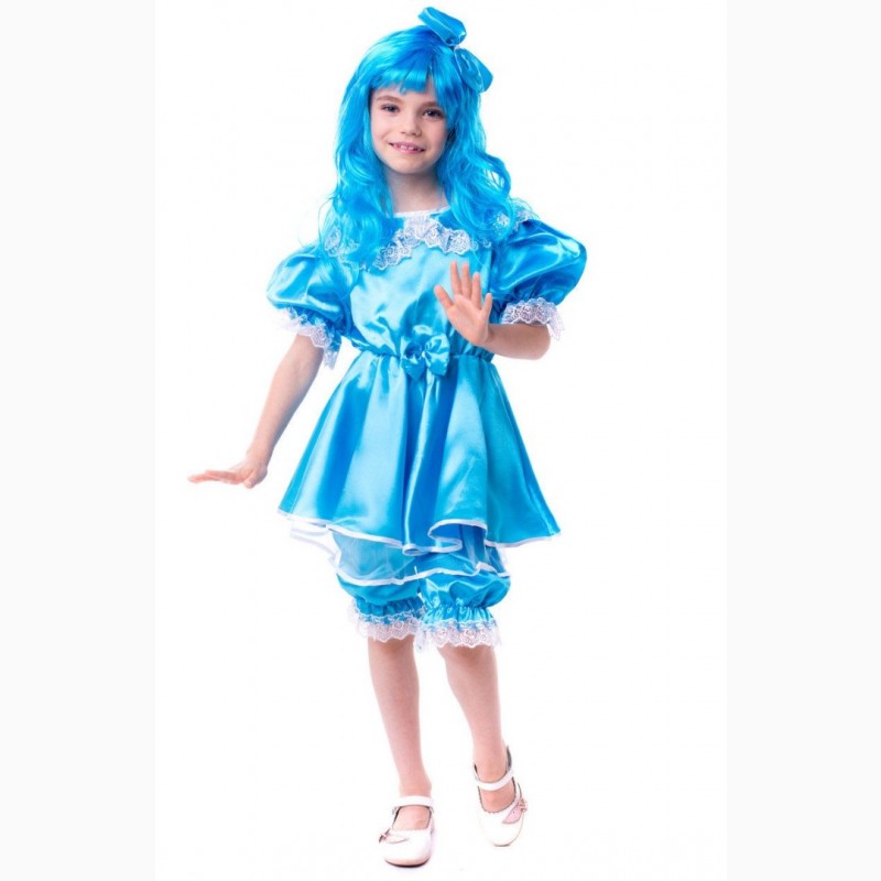 Фото 3. Детский карнавальный костюм Мальвины с париком, возраст 3-8 лет