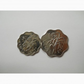Монеты Свазиленда (2 штуки)