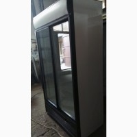 Вітрина холодильна скляні розсувні двері б/в працює