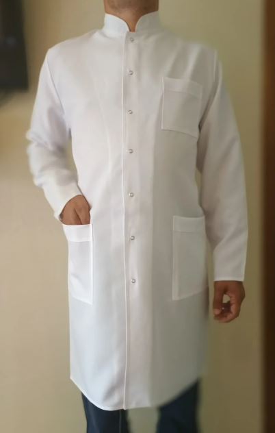 Мужской медицинский халат арт.076, ткань габардин