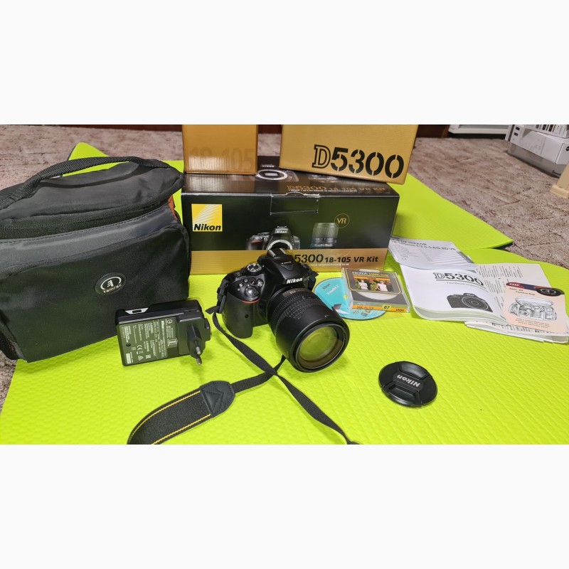 Фото 10. Продам Фотоаппарат Nikon D5300 18-105 VR kit б/у, отличное состояние, полная комплектация