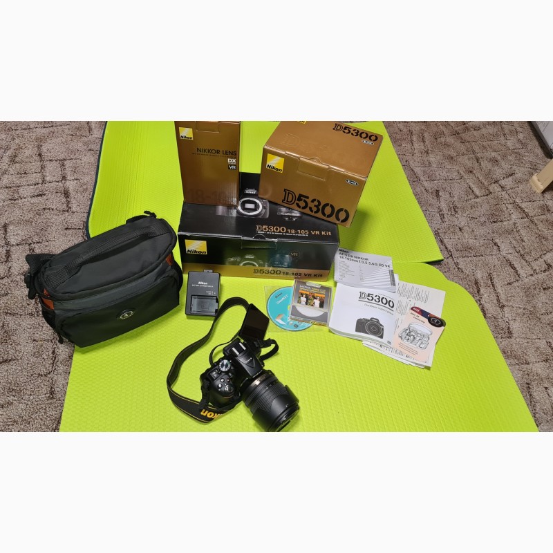 Фото 8. Продам Фотоаппарат Nikon D5300 18-105 VR kit б/у, отличное состояние, полная комплектация