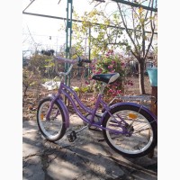 Продам б/у велосипед детский фиолетовый