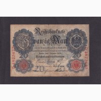 20 марок 1908г. D 4823423. Германия