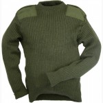 Продам шерстяной военный свитер (олива) Англия
