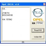 Opel KM Tool EDC16 - корректировка одометра (изменение пробега)