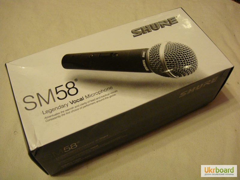 Фото 2. Проводной микрофон SHURE SM58