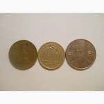 Монеты Южной Кореи (3 штуки)