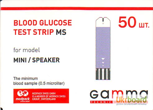 Продам тест полоски Gamma MS 50