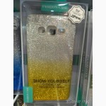 Чехол-накладка с блестками Remax Glitter на Samsung A3 A5 J120 J3 J5 J7 S7 J2Prime
