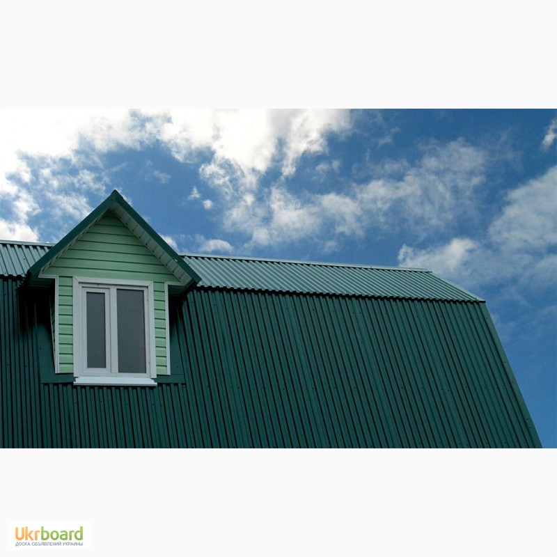 Фото 3. Профнастил зеленого ціна за лист, металопрофіль для даху