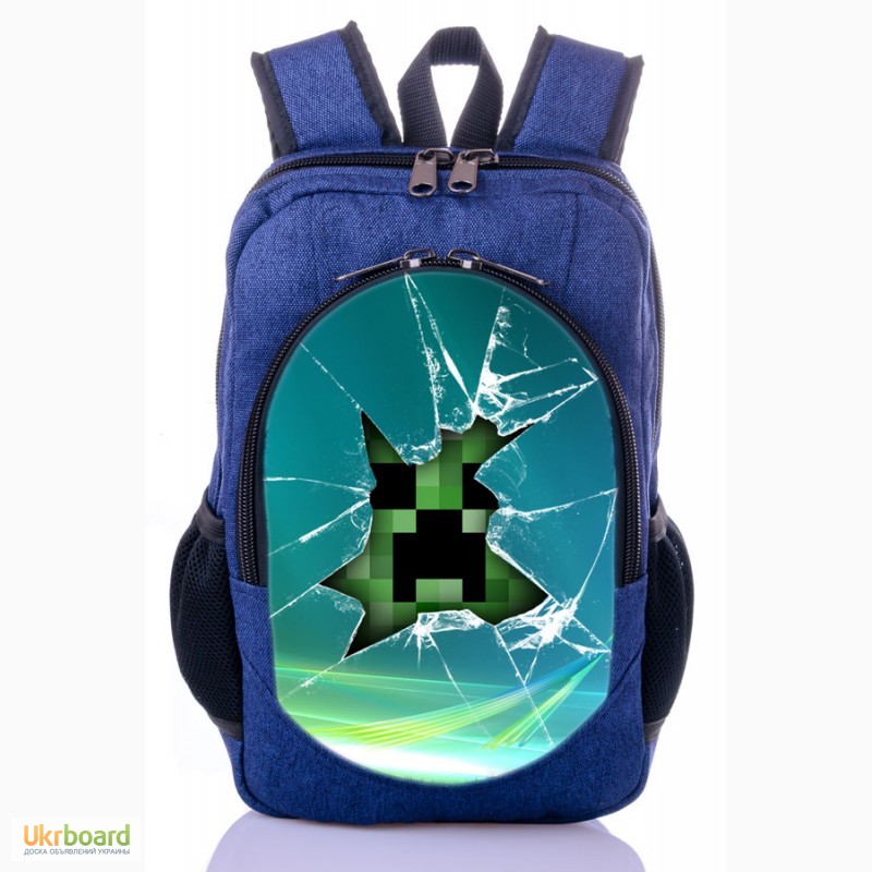 Фото 12. Школьный рюкзак принт Майнкрафт | MineCraft