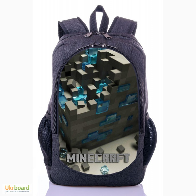 Фото 16. Школьный рюкзак принт Майнкрафт | MineCraft