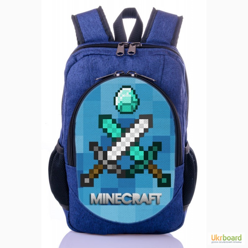 Фото 18. Школьный рюкзак принт Майнкрафт | MineCraft