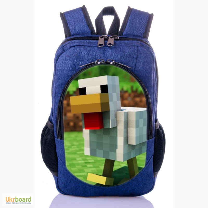 Фото 19. Школьный рюкзак принт Майнкрафт | MineCraft