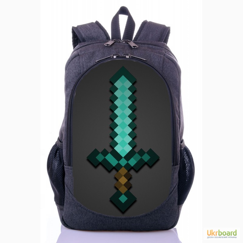 Фото 2. Школьный рюкзак принт Майнкрафт | MineCraft