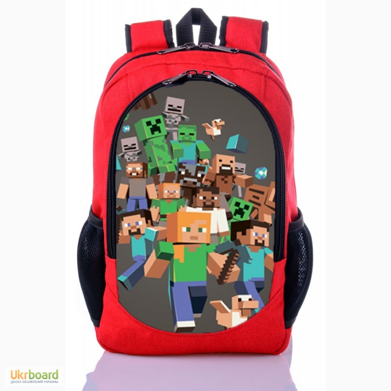 Фото 5. Школьный рюкзак принт Майнкрафт | MineCraft