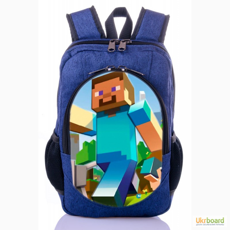 Фото 6. Школьный рюкзак принт Майнкрафт | MineCraft