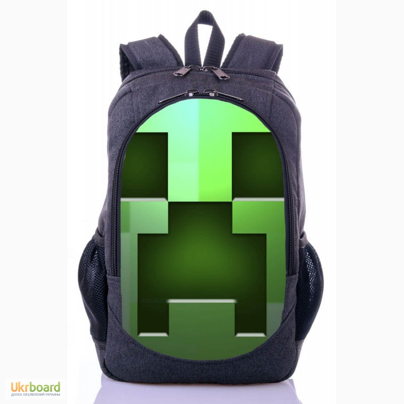 Фото 8. Школьный рюкзак принт Майнкрафт | MineCraft