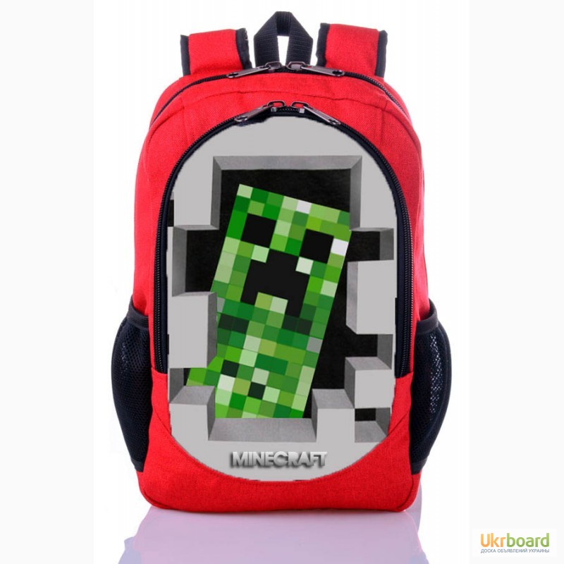 Фото 9. Школьный рюкзак принт Майнкрафт | MineCraft