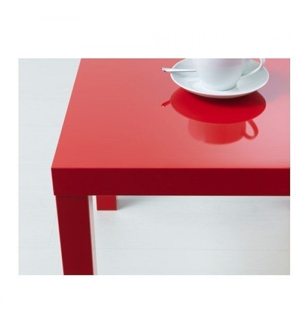 Фото 5. Модный красный (глянцевый) придиванный столик (новый) ИКЕА ЛАКК
