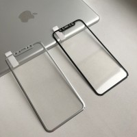 Защитное 3D стекло с титановой рамкой для iPhone X